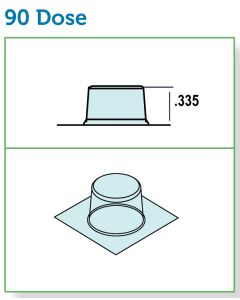BLISTER - 90 DAY - PVC - CLEAR - 1000/CASE