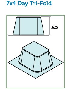 BLISTER - 7 X 4 - 28 CAVITY MULTIMED - TRI-FOLD - 250/CASE - J200-46