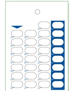 CARD - 30 DOSE HEAT SEAL - COUNTDOWN - SUREMED - 500/CASE - J300-07