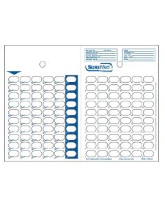 CARD - 60 DOSE HEAT SEAL - SUREMED - 500/CASE - J300-09