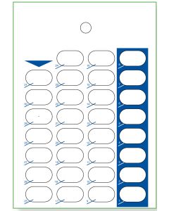 CARD - 31 DOSE HEAT SEAL - COUNTDOWN - SUREMED - 500/CASE - J300-25