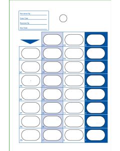 CARD - 31 DOSE COLD SEAL - COUNTDOWN - SUREMED -250/CASE - J300-58