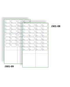 CARD - 8 OR 16 DAY HEAT SEAL OPTI-PAK - PRN - 1000/CASE - J301-09