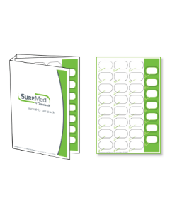 CARD - 31 DAY MULTIDOSE HEAT SEAL - CALENDER - SUREMED - 250/CASE - J301-11