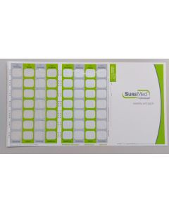 CARD AND BLISTER - 7 X 4 MULTIMED TIMEPASS COLD SEAL - SUREMED - 250/CASE - J301-56