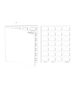 CARD - 7 X 4 BI-FOLD - PEFORATED - COLD SEAL - LARGE - 250/CASE