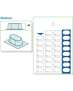 CARD AND BLISTER - 31 DAY 1-PIECE HEAT SEAL - 250/CASE - J31M