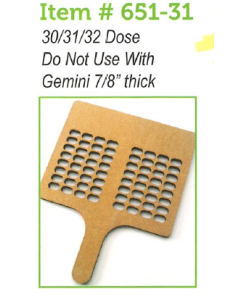 SEALING PADDLE - CORK SEALING - 30/31/32 DOSE - J651-31