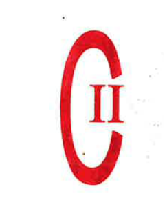 STAMP - PRE-INKED - CII - SCHEDULED II CONTROLLED DRUGS - RED - JCII