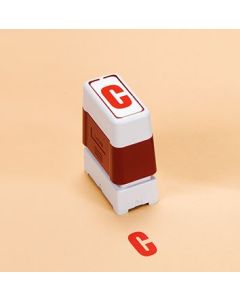 STAMP - PRE-INKED - C - CONTROLLED DRUGS - RED - JCST