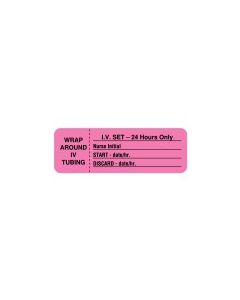 LABEL - 3 X 1 - IV SET 24 HOURS - JIV404