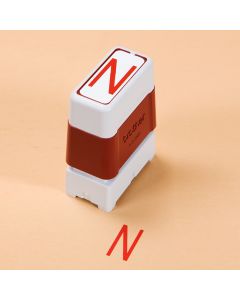 STAMP - PRE-INKED - N - NON-CONTROLLED DRUGS - RED - JNST