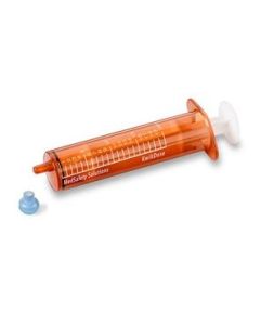 ORAL SYRINGE 20ML- AMBER W/WHITE MARKINGS W/TIP CAP - KDA-2000
