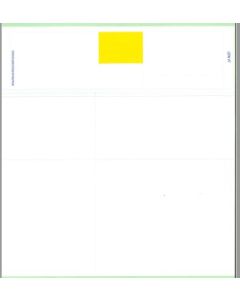 BLANK - 07 - LASER DUAL WEB RX FORM - 8-1/2 X 9 - 1000/CASE - LDW7