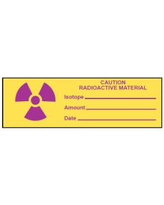 TAPE - 1 X 500 - CAUTION RADIOACTIVE MATERIAL - LRA3
