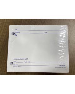 BLANK STOCK - RX PAD - WITH HOLES - LW1-2HOLE
