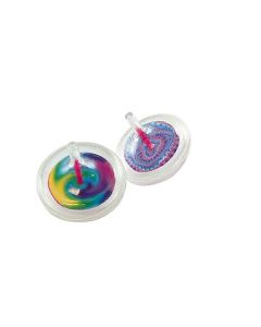 TIE DYE SPIN TOPS - 2 - 60/PACK