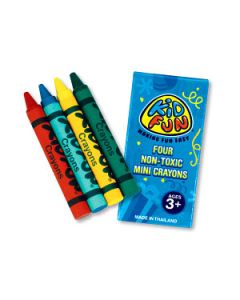 MINI CRAYON - 144 PACKS OF 4 CRAYONS