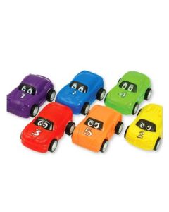 CARTOON EYE PULL-BACK CARS TOYS - 2 - 24/PACK