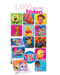 VALUE ROLL STICKER SAMPLER - 1-5/8 - MBVLRS
