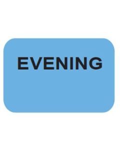 LABEL - EVENING LIGHT BLUE WITH BLACK PRINT - 15 X 1 - 1000/BOX