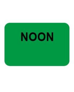 LABEL - NOON GREEN WITH BLACK PRINT - 15 X 1 - 1000/BOX