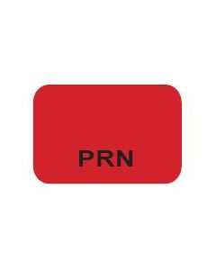 LABEL - PRN BLACK PRINT ON RED - 15 X 1 - 1000/BOX - MTPRN-RED2C