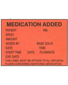 LABEL - 1-3/4 X 2-1/2 - MEDICATION ADDED - NL200