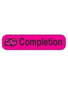 WARNING LABEL - 1-9/16 X 3/8 - COMPLETION - P-COMPLETION