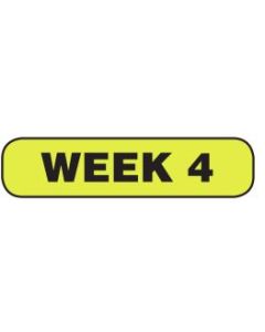 WARNING LABEL - 1-9/16 X 3/8 - WEEK 4 - P-WEEK4