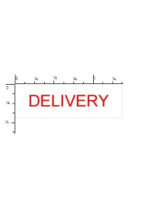STAMP - SELF-INKING - 9/16 X 1-1/2 - DELIVERY