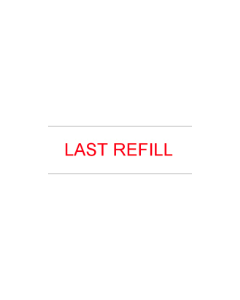 STAMP - SELF-INKING - 9/16 X 1-1/2 - LAST REFILL