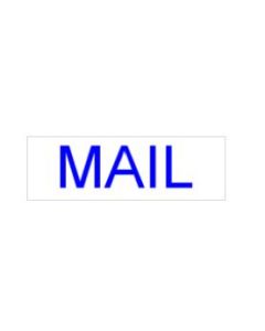 STAMP - SELF-INKING - 9/16 X 1-1/2 - MAIL - P4911MAIL