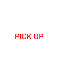 STAMP - SELF-INKING - 9/16 X 1-1/2 - PICK UP - P4911PICK UP