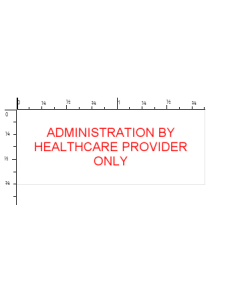 STAMP - SELF-INKING - 3/4 X 1-7/8 - ADMINISTRATION BY