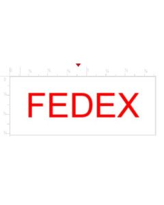 STAMP - SELF-INKING - 3/4 X 1-7/8 - FEDEX - P4912FEDEX