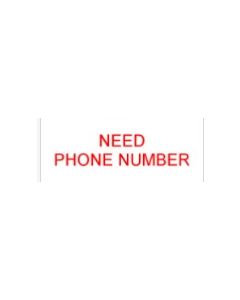 STAMP - SELF-INKING - 3/4 X 1-7/8 - NEED PHONE NUMBER