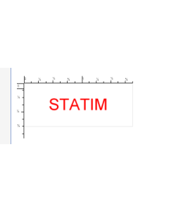 STAMP - SELF-INKING - 3/4 X 1-7/8 - STATIM - P4912STATIM