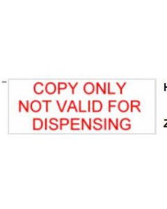 STAMP - SELF-INKING - 7/8 X 2-3/8 - COPY ONLY - P4913NOTVALID
