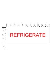 STAMP - SELF-INKING - 1 X 2-3/4 - REFRIGERATE - P4915REF