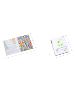 302-96GLB 30CT COBRANDED PERFORATED COLD SEAL CARD - PC302-96GLB