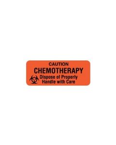 LABEL - 2-1/4 X 7/8 - CAUTION CHEMOTHERAPY - PH225