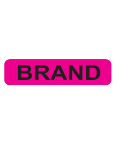 WARNING LABEL - 1-9/16” X 3/8” - BRAND