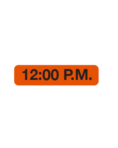 WARNING LABEL - 1-9/16” X 3/8” - 12:00 PM