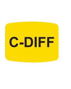 WARNING LABEL - 2-5/8 X 2 - C-DIFF