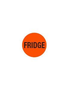 WARNING LABEL - 3/4 CIRCLE - FRIDGE