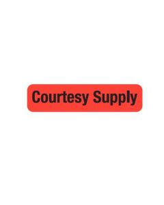 WARNING LABEL - 1-9/16” X 3/8” - COURTESY SUPPLY