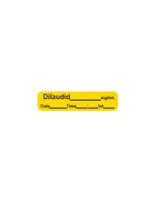 WARNING LABEL - 1-9/16” X 3/8” - DILAUDID____mg/mL