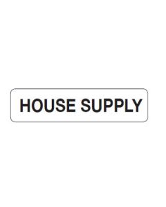 AUXILIARY LABEL  - 1-9/16” X 3/8” HOUSE SUPPLY - PM1HOUSESUPPLY