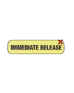 WARNING LABEL - 1-9/16” X 3/8” - IMMEDIATE RELEASE - PM1IMMEDREL-DS